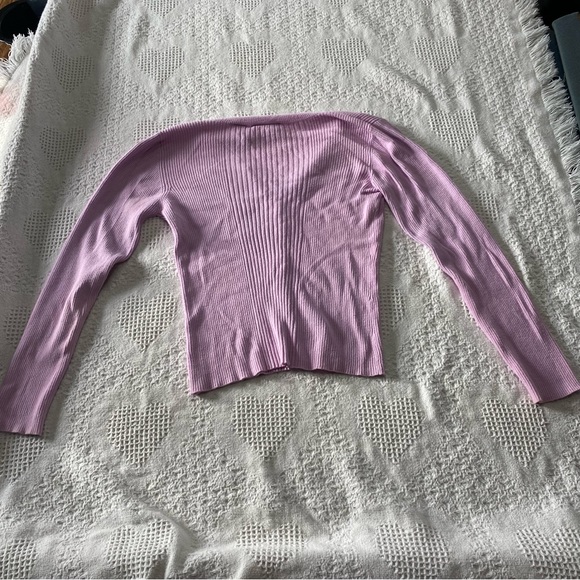 Axcess Ribbed Cardigan Sweater (S) - Picture 3 of 5